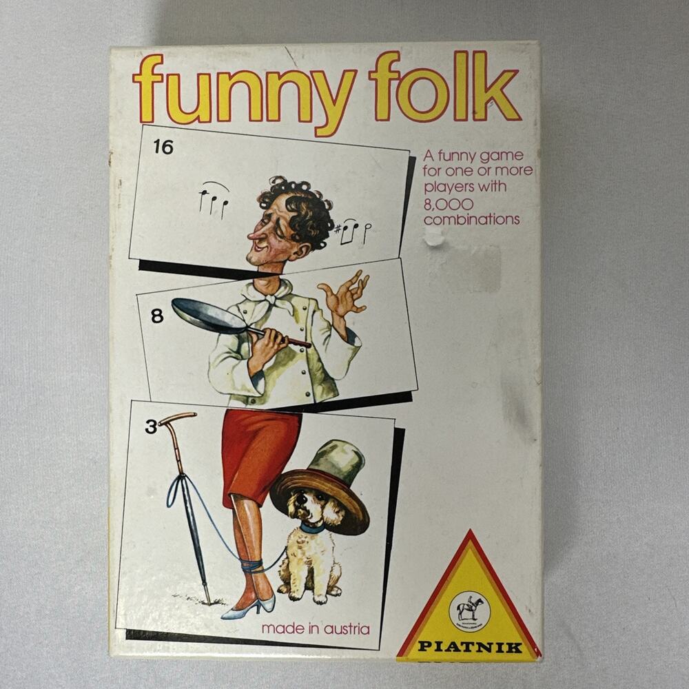 VINTAGE 1965 PIATNIK FUNNY FOLK MISFITS No4363 ***COMPLETE***
